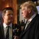 Donald Trump is interviewed by Billy Bush of Access Hollywood at ‘Celebrity Apprentice’ Red Carpet Event at Trump Tower on January 20, 2015 in New York City. Photo via Getty